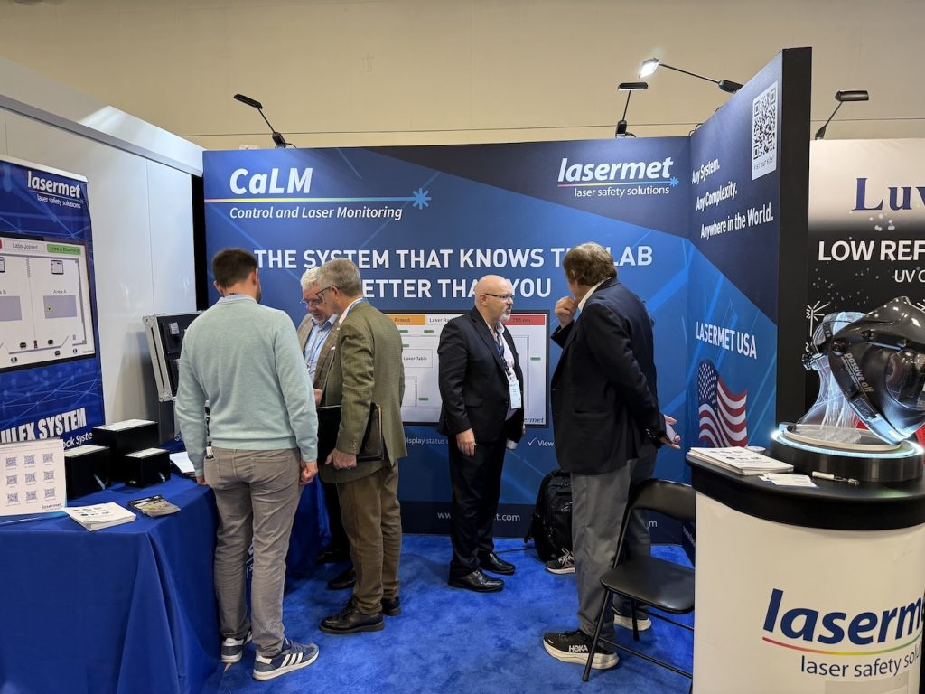 Attendees at Lasermet Booth at Photonics West 2026