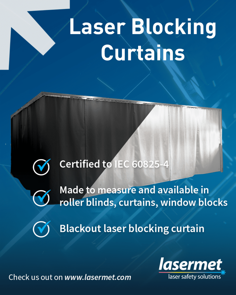 Lasermet Blocking Curtains Infographics