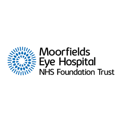 Moorfields Eye logo by Lasermet Laser Safety Solutions