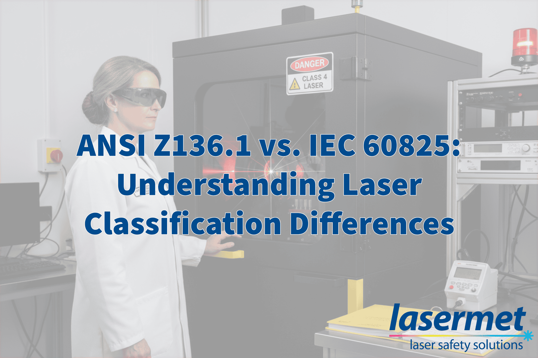 ANSI Z136.1 vs. IEC 60825 Understanding Laser Classification Differences Cover Photo Blog scaled by Lasermet Laser Safety Solutions