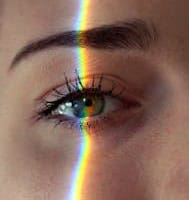 closeup of crop anonymous sad female with green eyes and rainbow light on face looking at camera 3867210 189x300 1 by Lasermet Laser Safety Solutions
