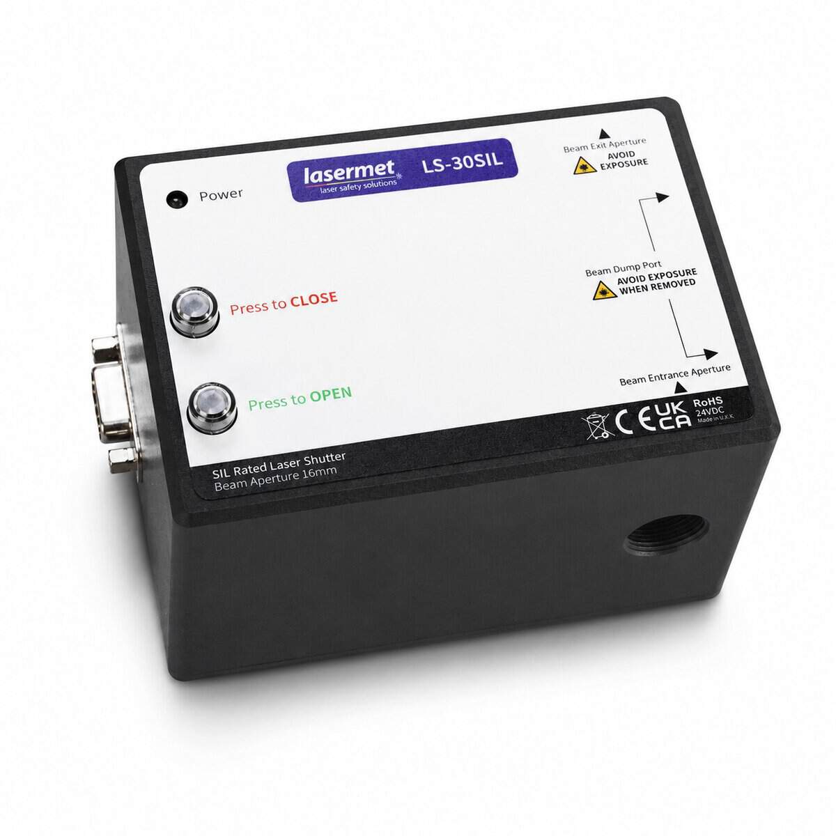 LS-30SIL Dual Channel Laser Shutter Top View
