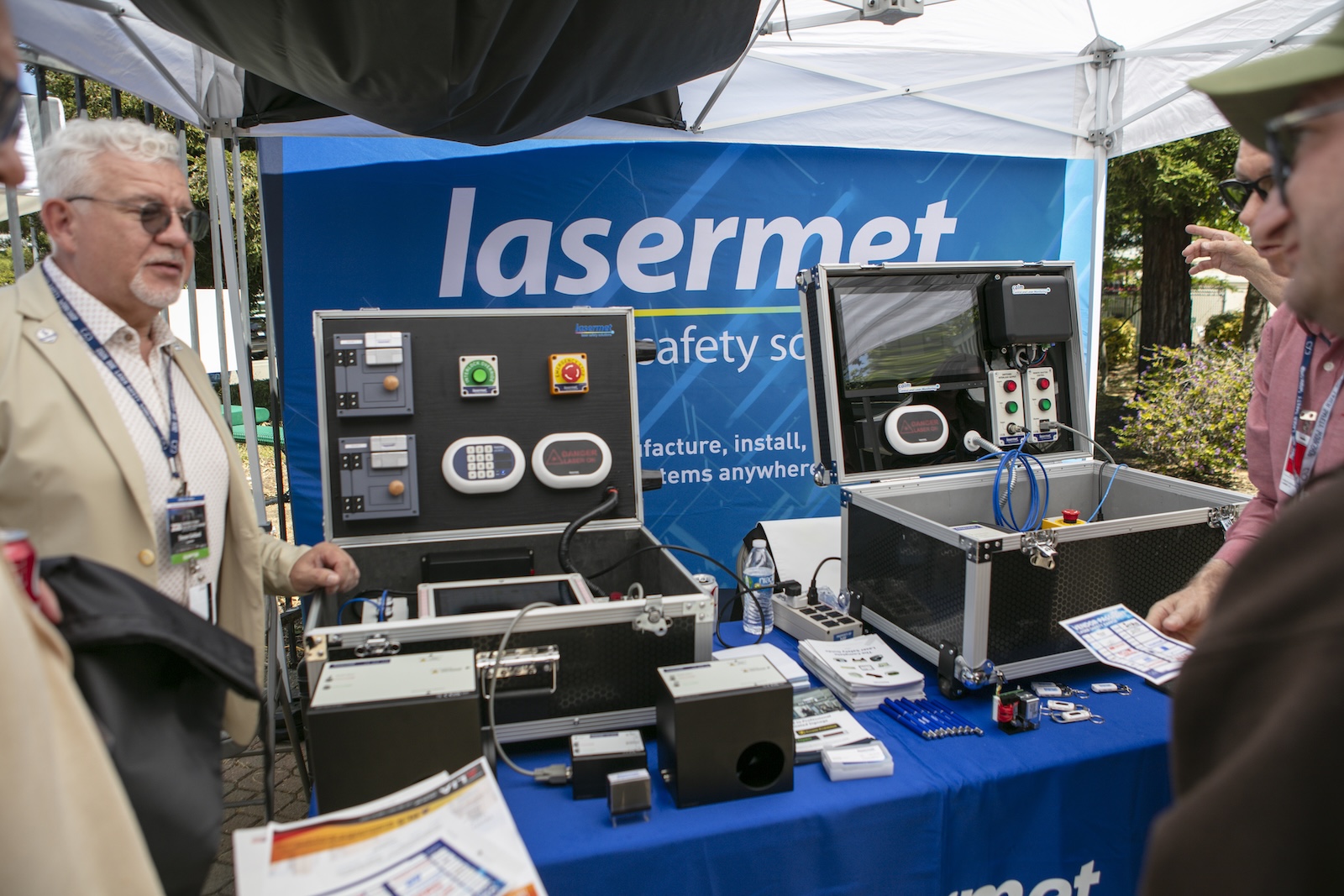 Lasermet Booth at DOE LSO Workshop Livermore 2026