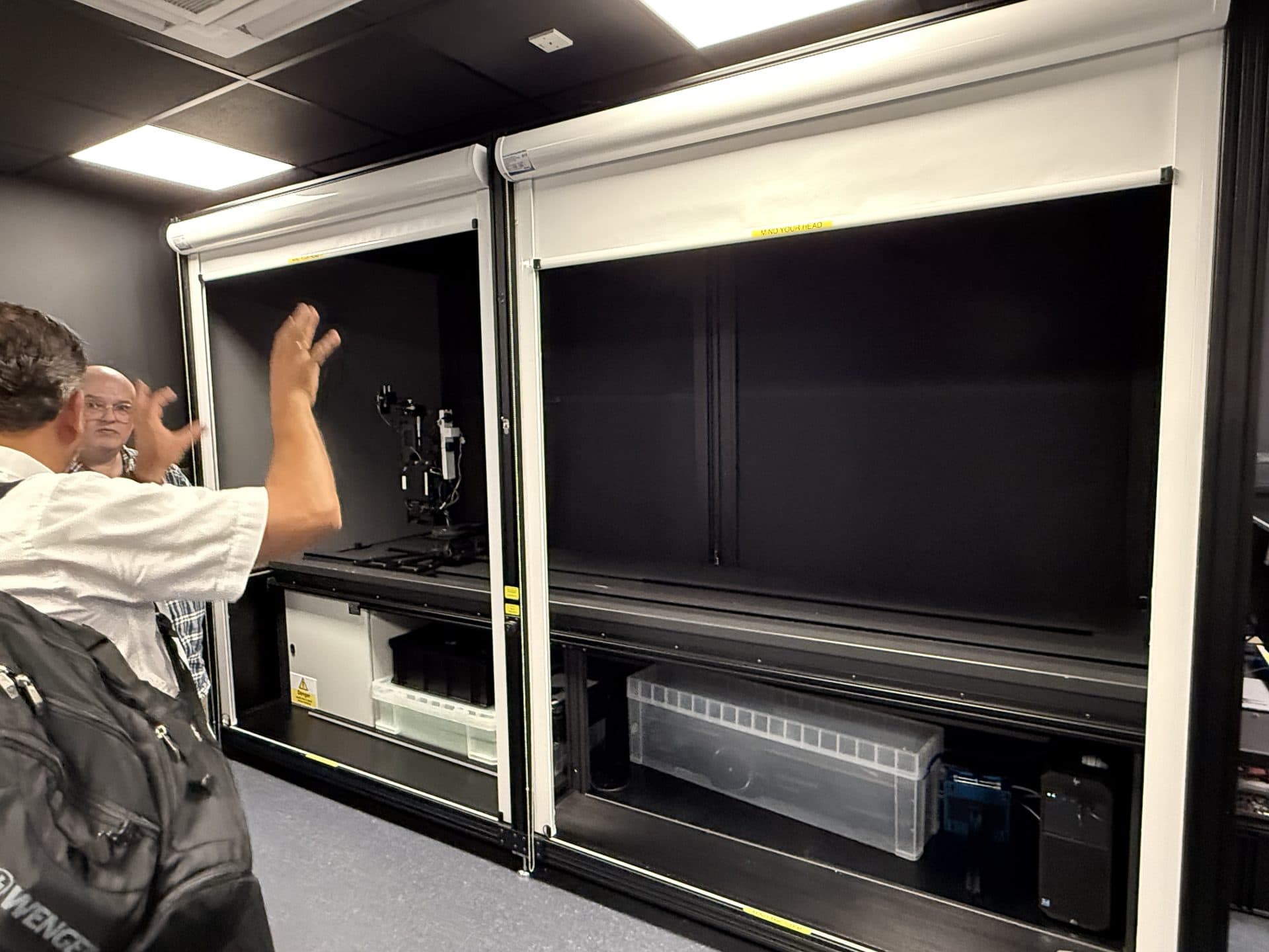 Lasermet STMicroelectronics Laser Roller Blinds Full by Lasermet Laser Safety Solutions