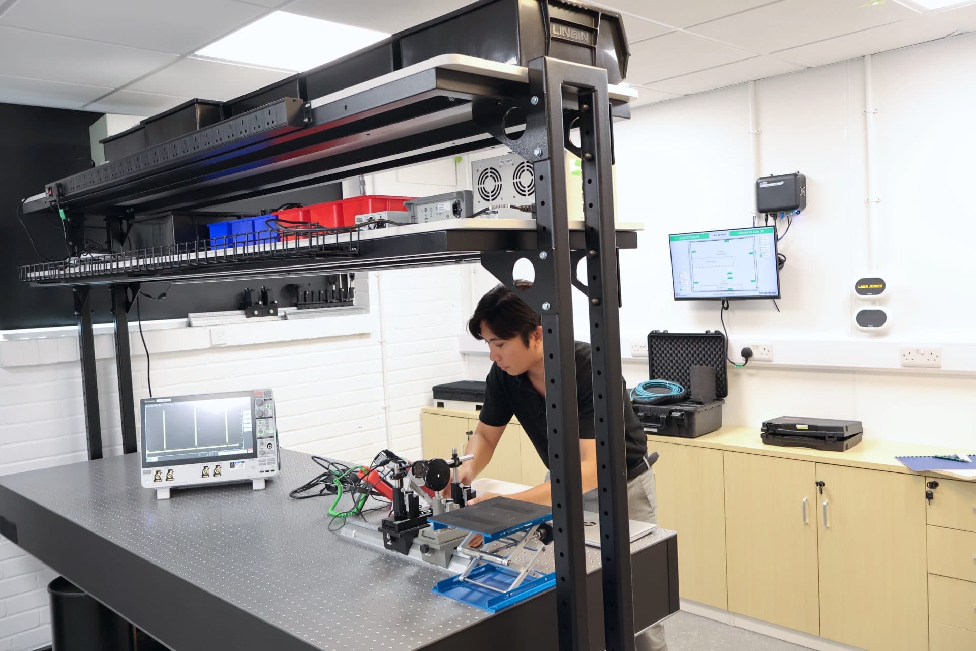 Lasermet Laser LED Test Lab with Carlo by Lasermet Laser Safety Solutions