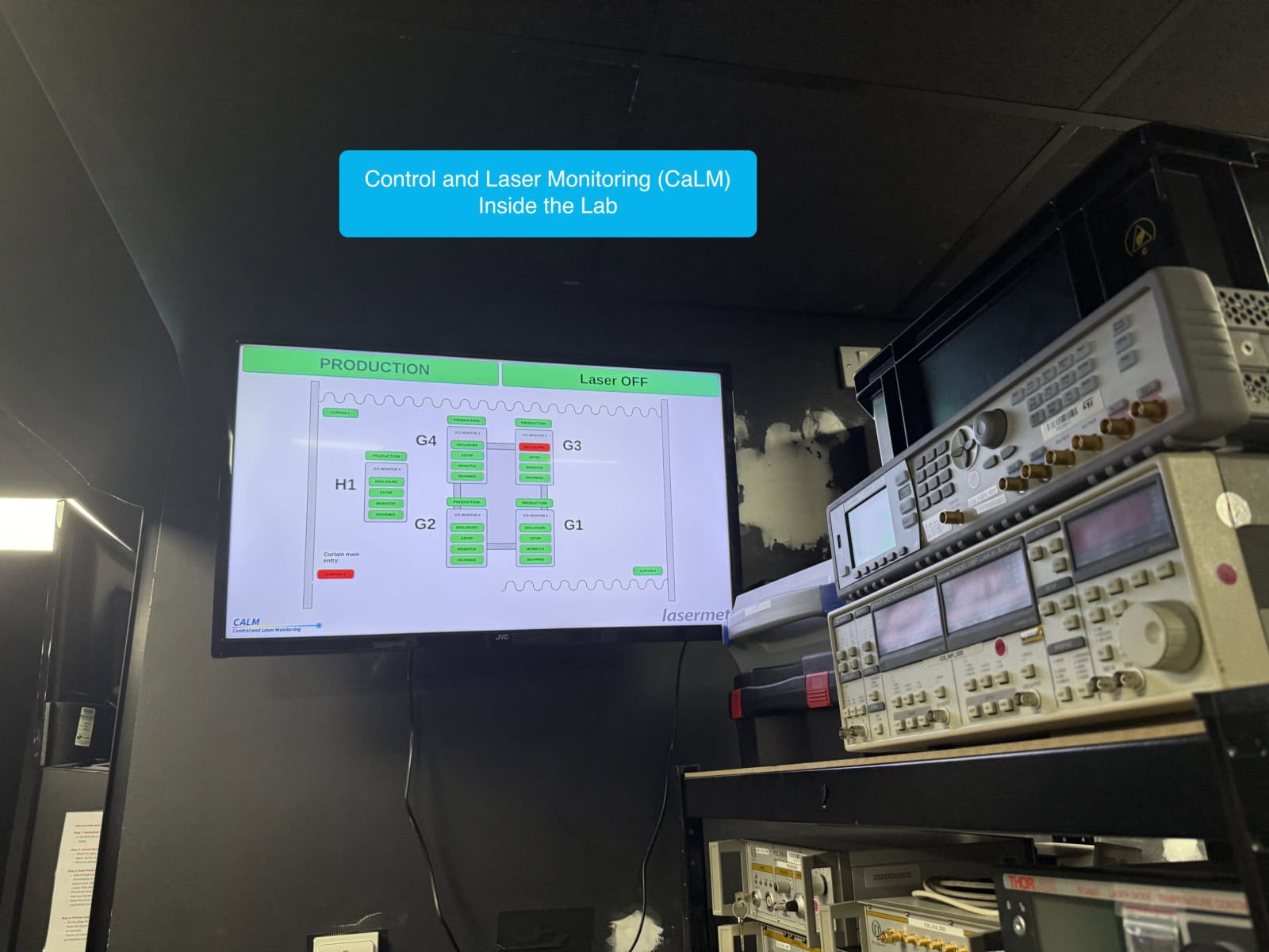 Lasermet STMicroelectronics CaLM Screen