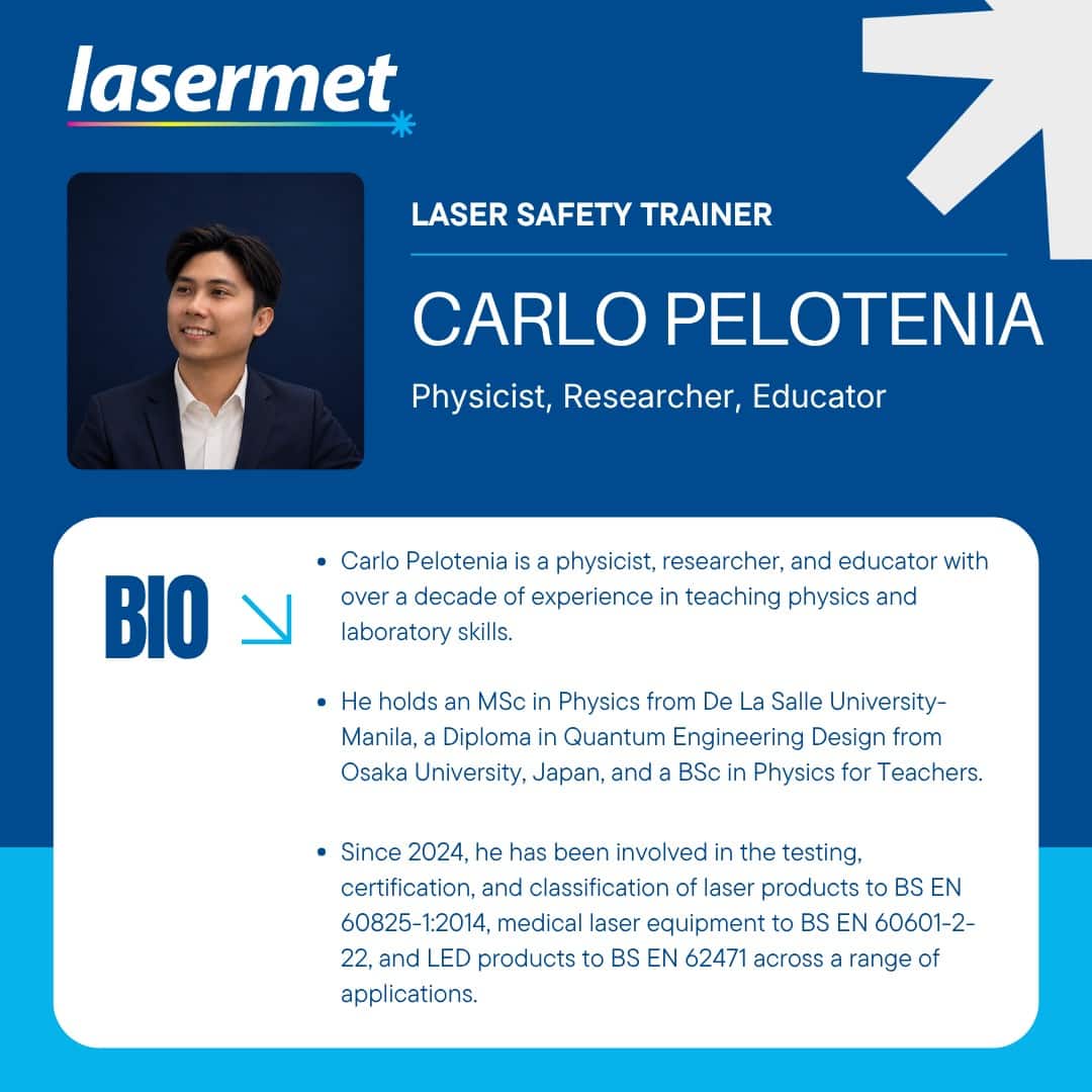 Laser Safety Trainer with Lasermet Carlo by Lasermet Laser Safety Solutions