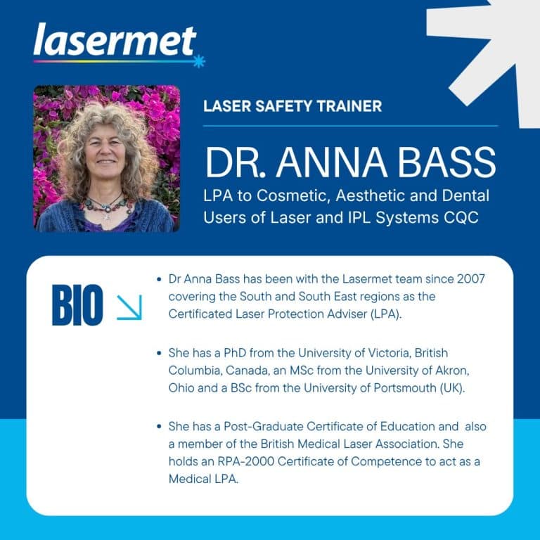 Laser Safety Trainer with Lasermet - Dr. Anna