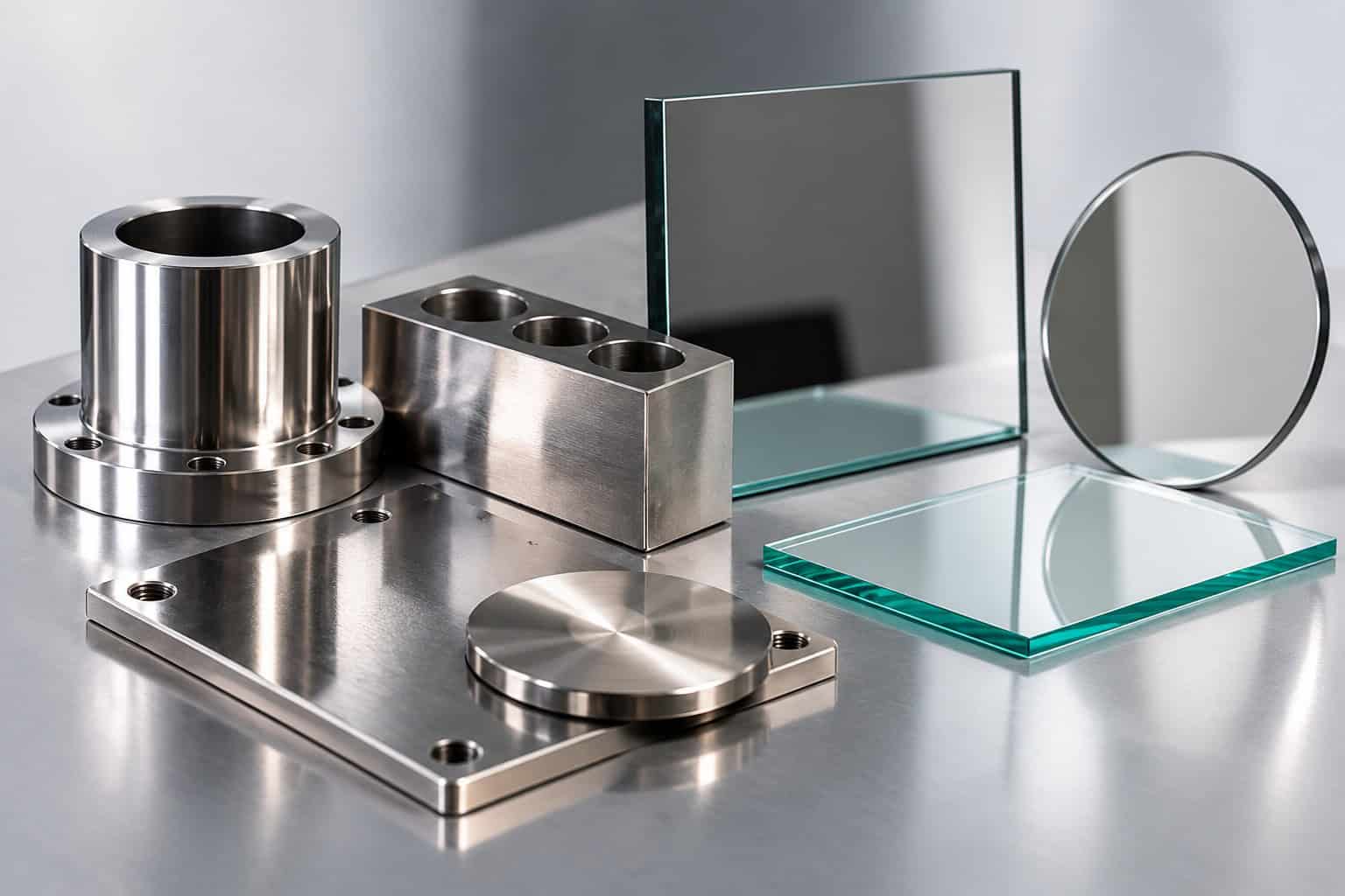 Precision Metal and Glass Still Life by Lasermet Laser Safety Solutions